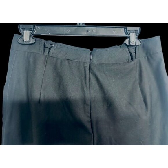 C/Meo Collective Black Dressy Tall Trousers High Interlaced Crossed waistband M - Picture 6 of 9